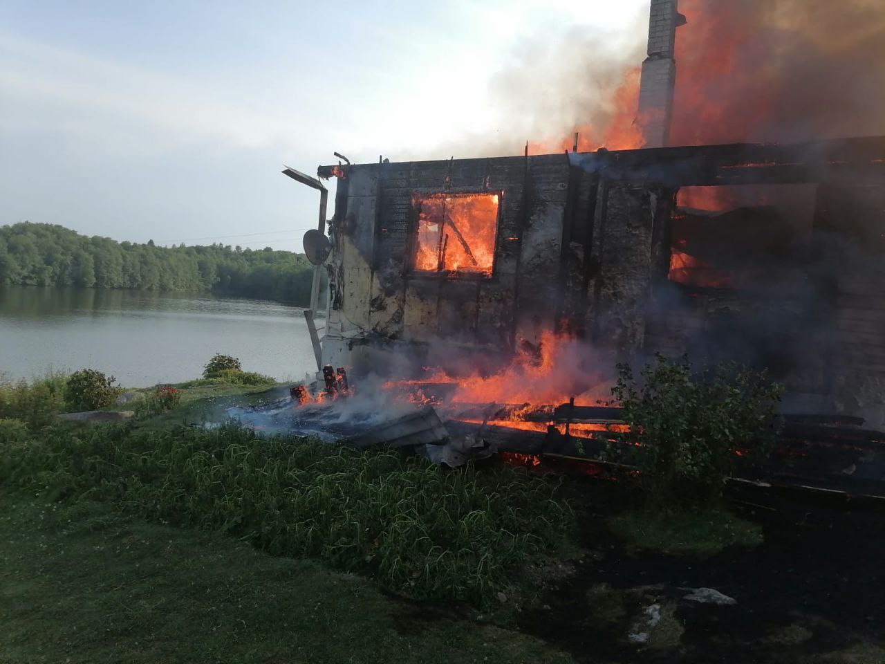Трагедия в Савиново: при пожаре погиб человек