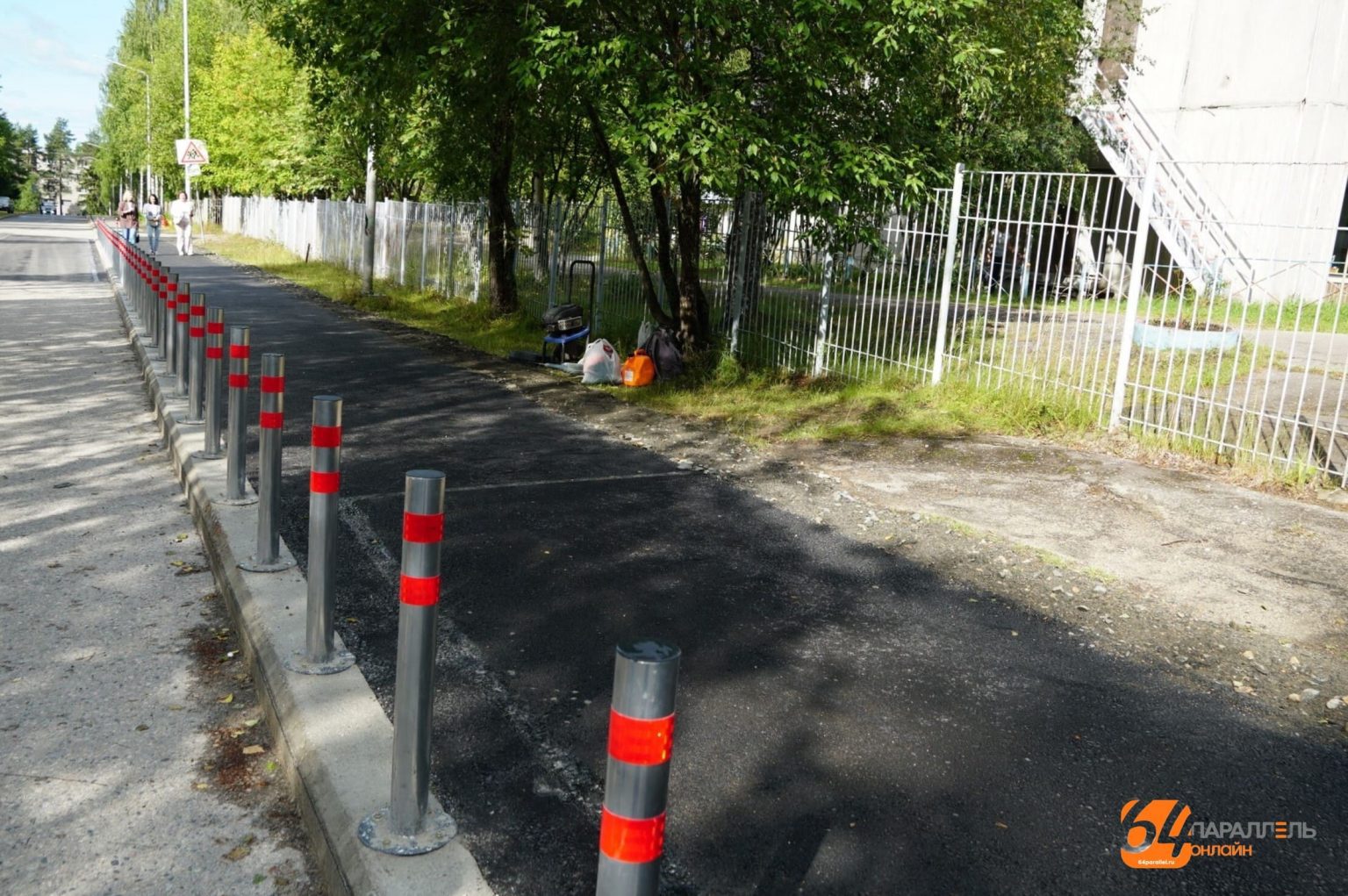 К началу учебного года в Костомукше благоустроили территорию у школы и детского сада