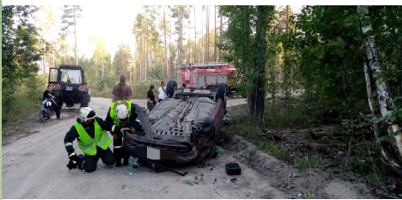 Пострадавшая девушка госпитализирована после аварии возле СНТ Шотозерский
