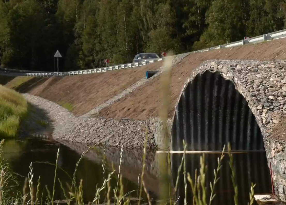 В Карелии досрочно ввели в эксплуатацию мост через реку Кура