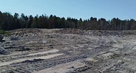 Пожар на мусорном полигоне в Медвежьегорске полностью потушили