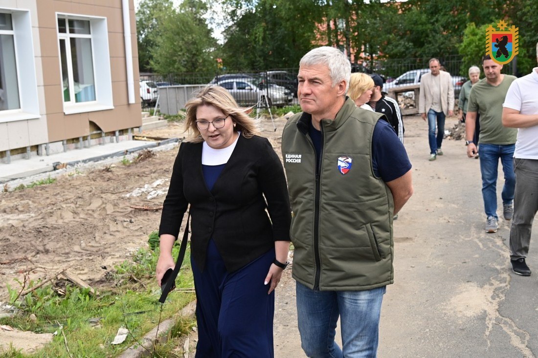 Глава Карелии проверил ход капремонта школ в удаленных районах Петрозаводска