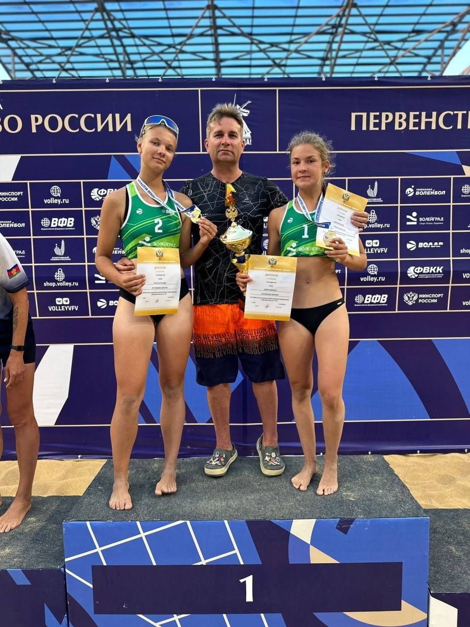 Карельские спортсменки выиграли золото России по пляжному волейболу