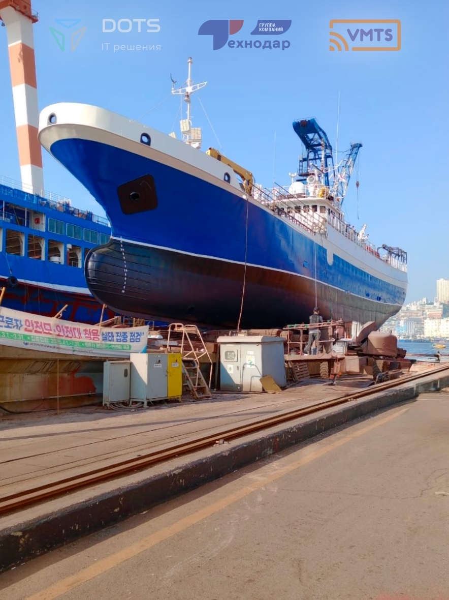 Оборудование из Карелии установили на судне в Южной Корее