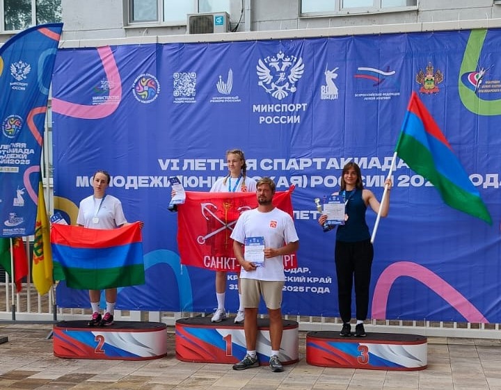 Карельские метательницы копья взяли серебро и бронзу на молодежной Спартакиаде России