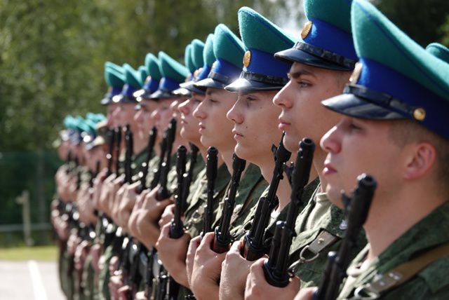 В Сортавальском округе молодые пограничники дали военную присягу