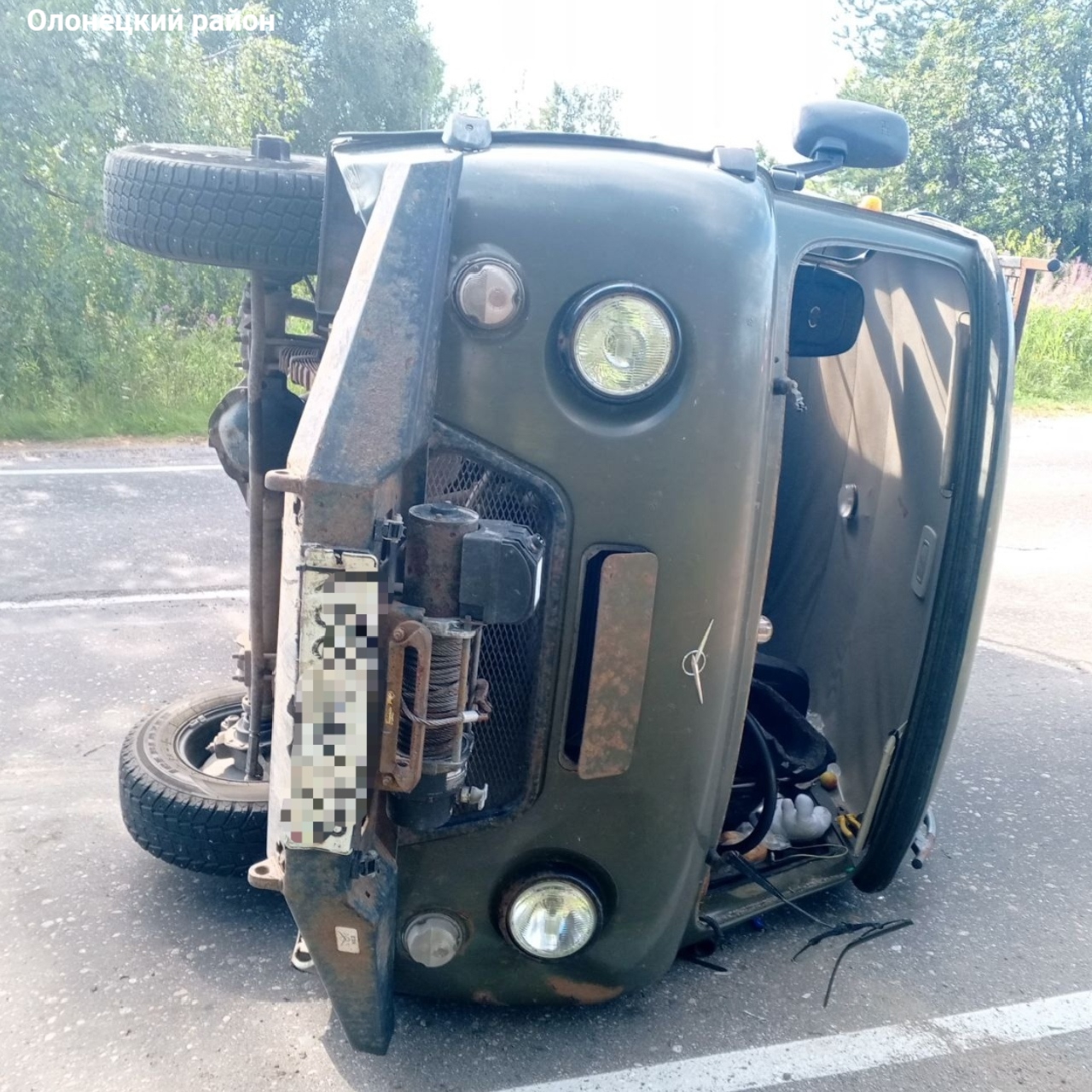 Стало известно, кто пострадал в ДТП с «буханкой», которая перекрыла проезд в Олонецком районе