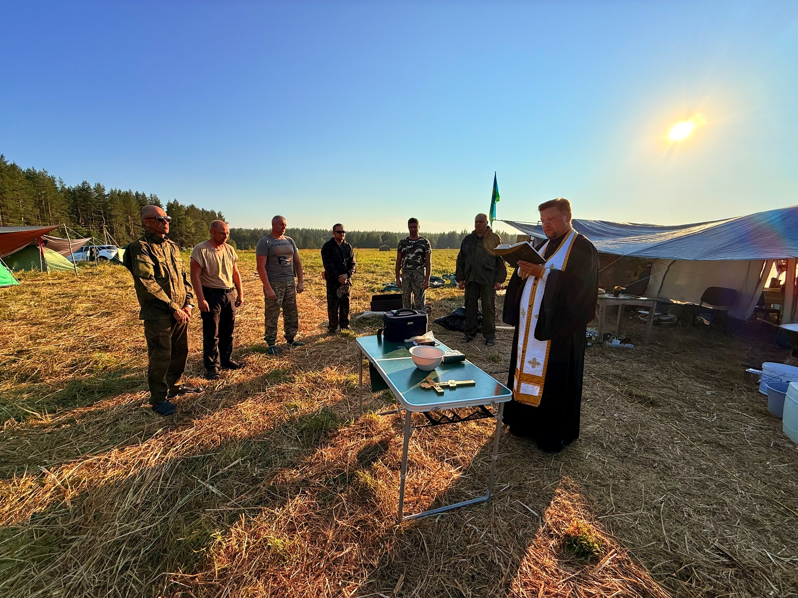 В Карелии прочитали молебен для приставов перед началом доброго дела