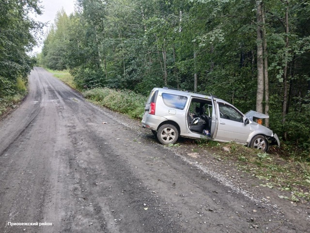 Дорожные инспекторы сообщили, кто пострадал в дорожной аварии недалеко от Петрозаводска