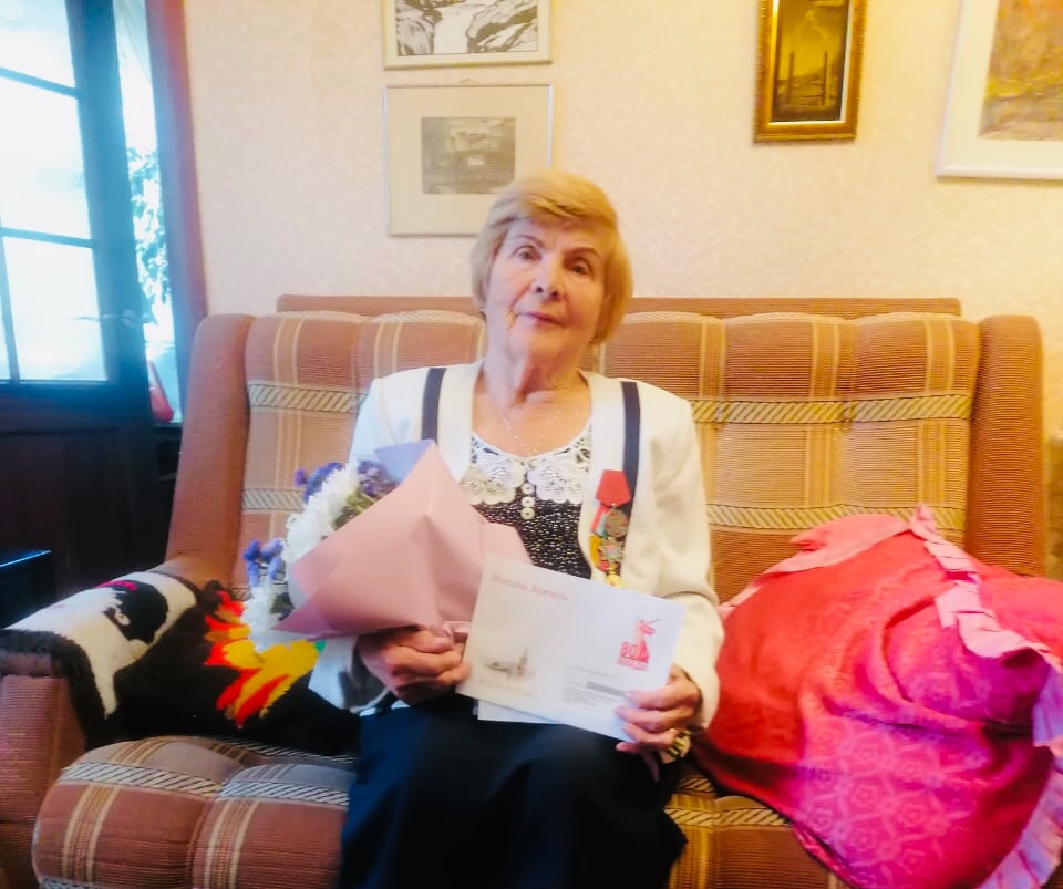 Легендарная землячка и Почётный житель Петрозаводска Клавдия Нюппиева отмечает 90-летие