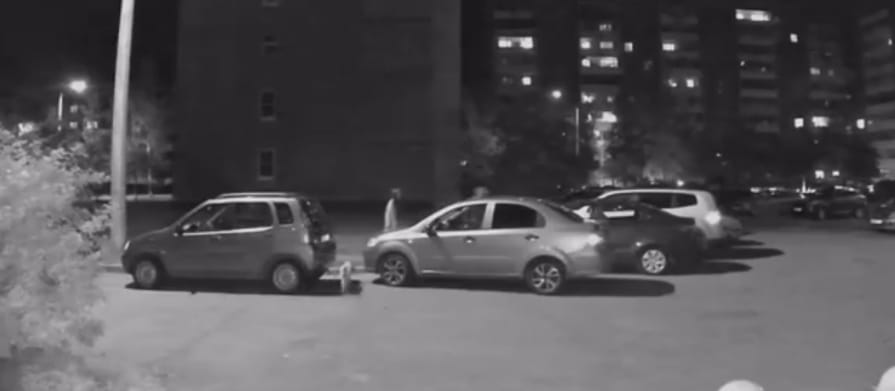 В густонаселенном районе Петрозаводска «избит» автомобиль