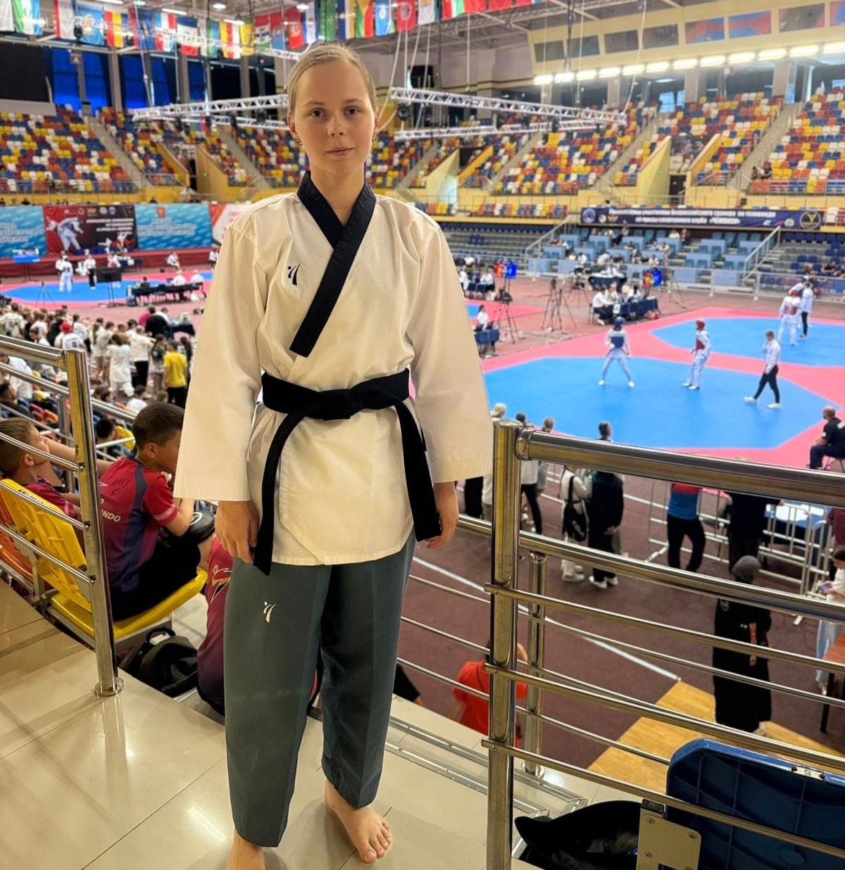 Впервые в истории карельского тхэквондо воспитанница петрозаводской спортивной школы привезла серебро