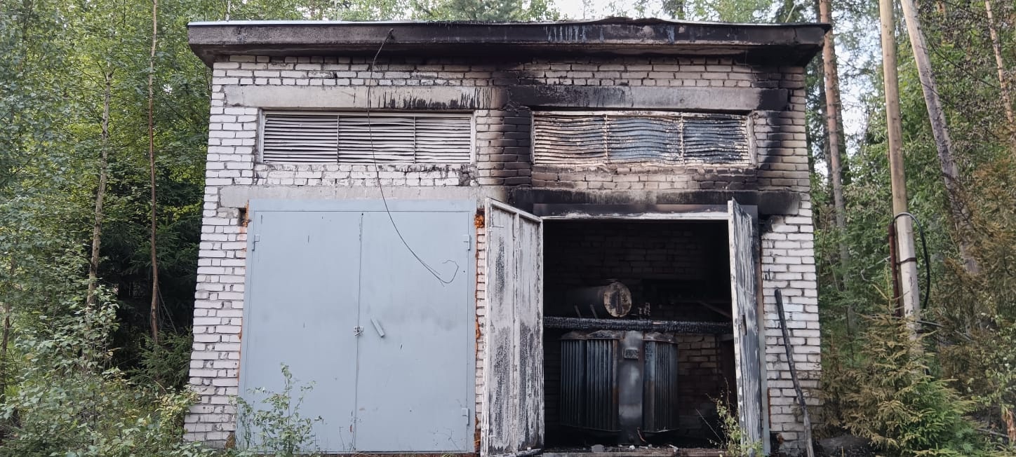 Трансформатор сгорел в Лахденпохском районе