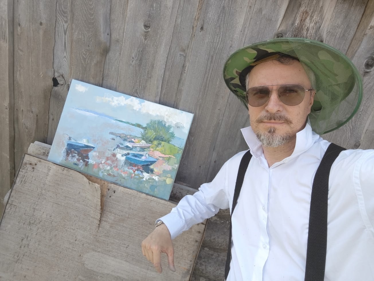 Белорусский художник вдохновился красотой Карелии