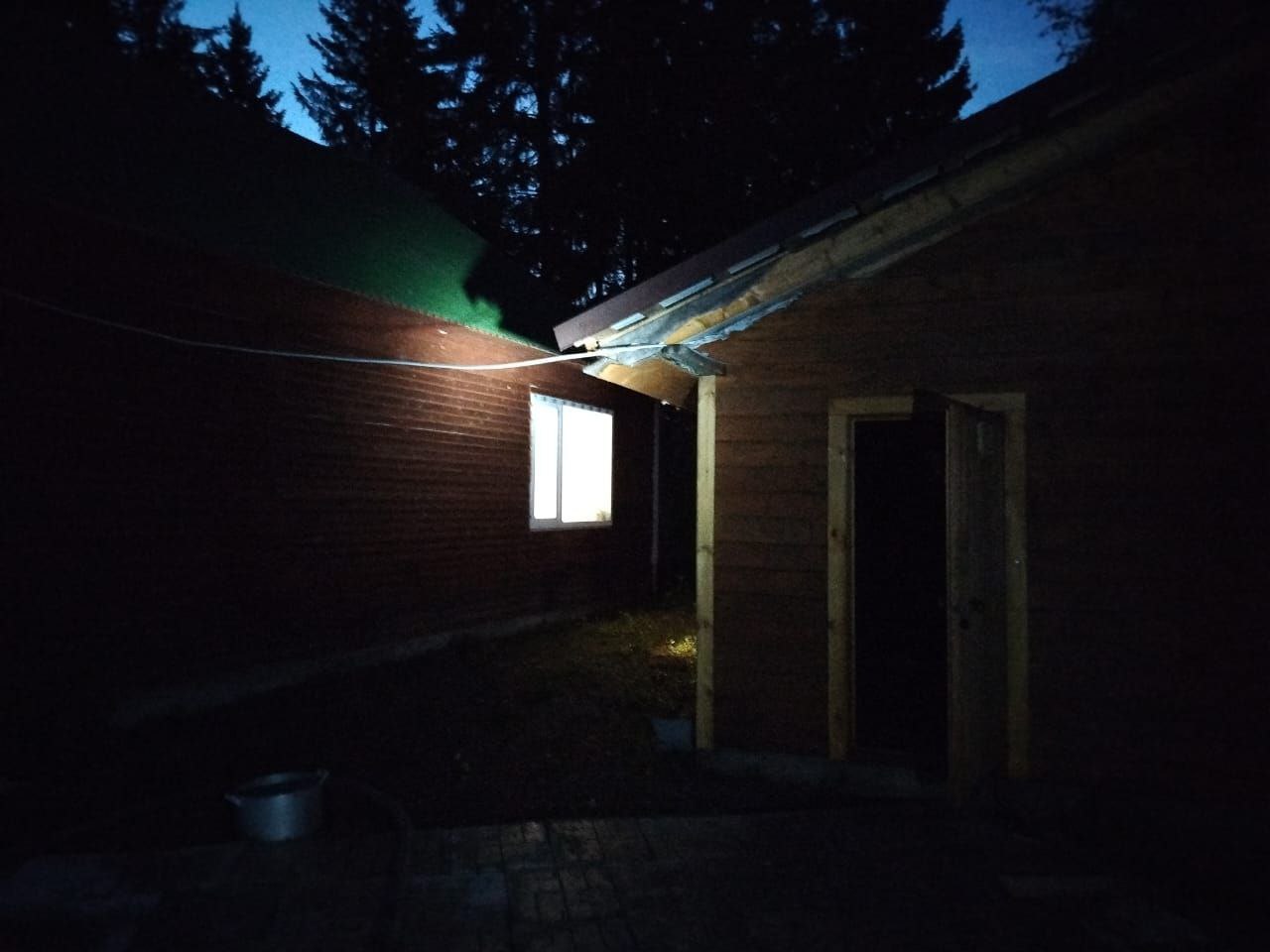 Частная баня горела в селе Карелии