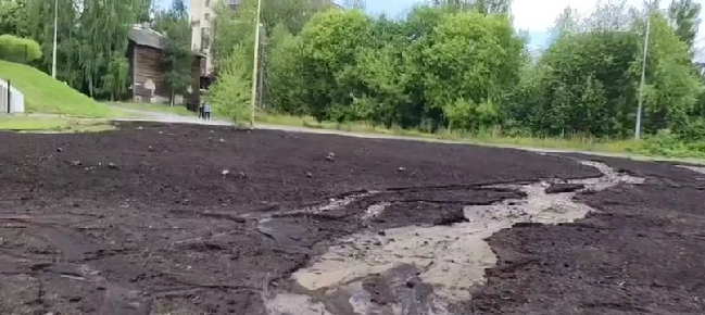 Зеленую тропу размыло в Петрозаводске