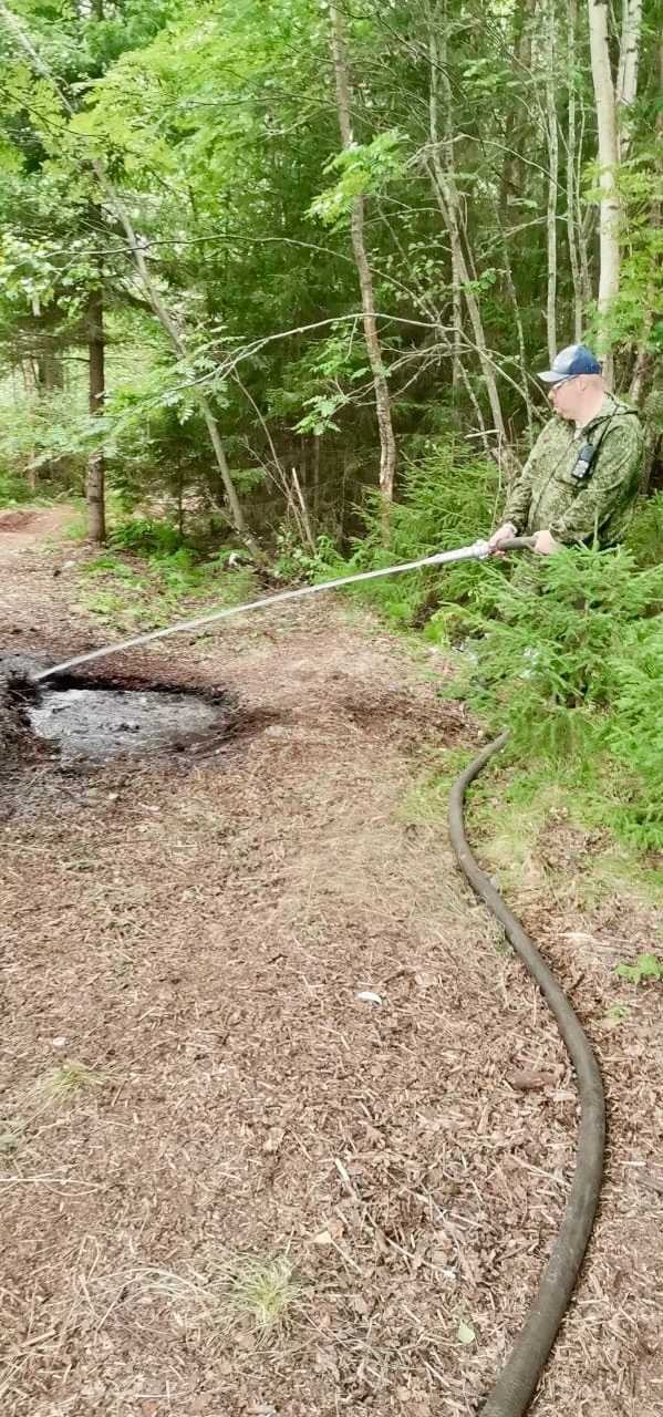 Костер в двух километрах от старинной карельской деревни едва не привел к большой беде