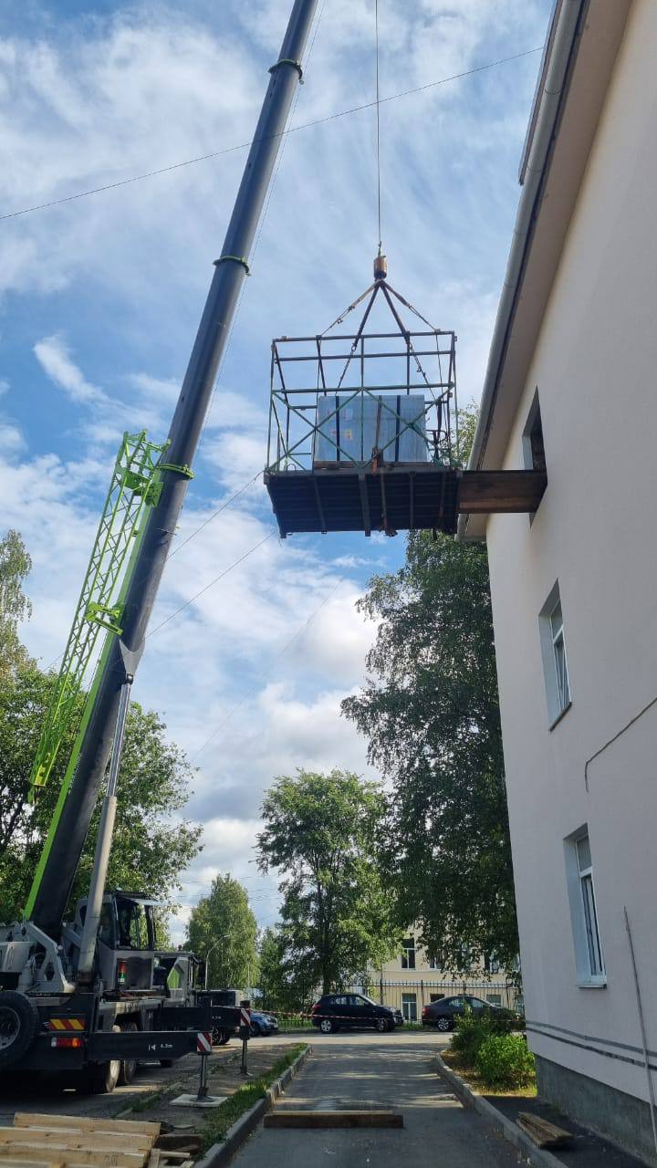 Оборудование для криозаморозки доставили на станцию переливания крови в Петрозаводске