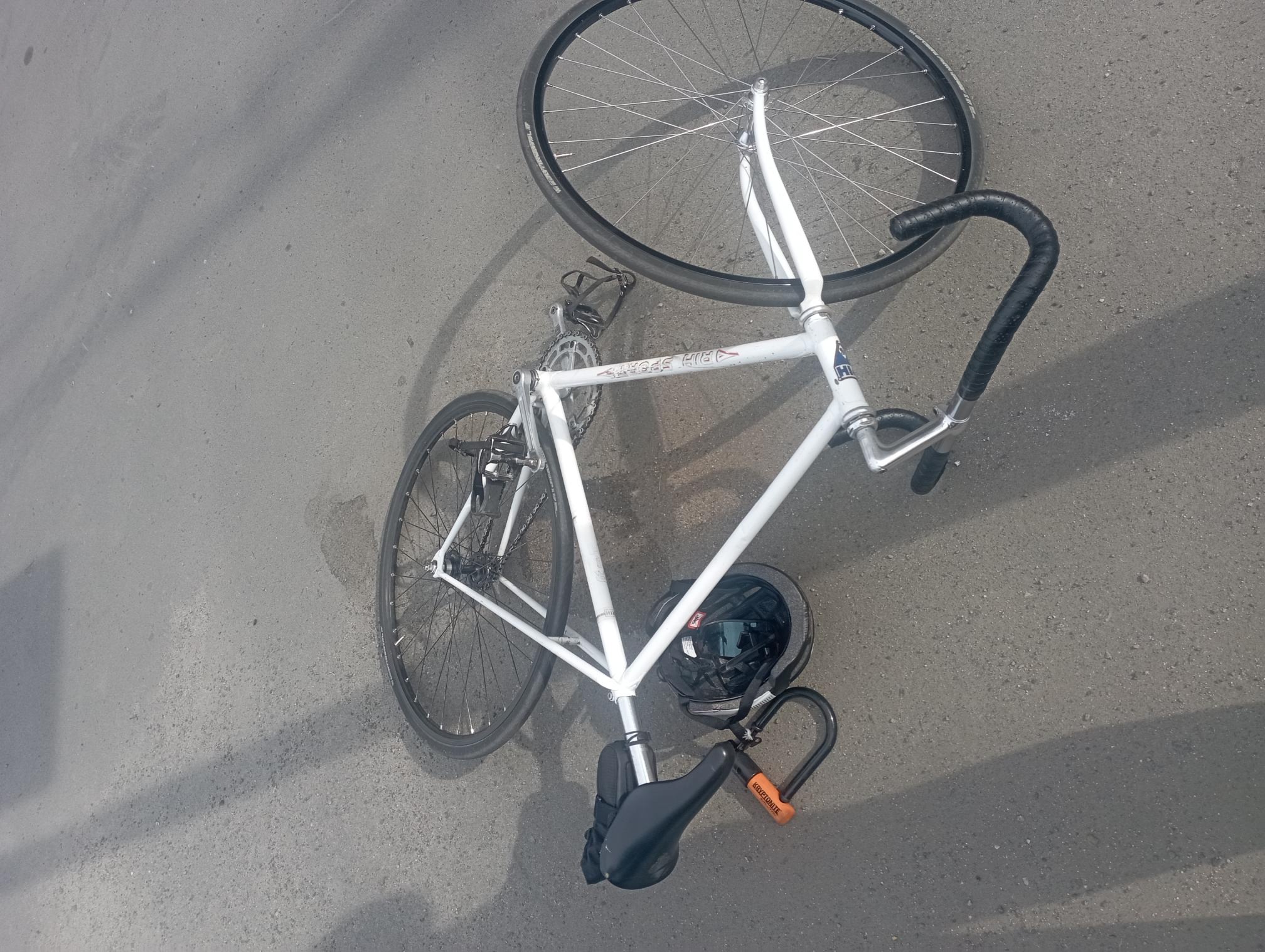 Иномарка сбила велосипедиста в Петрозаводске — виноват водитель авто