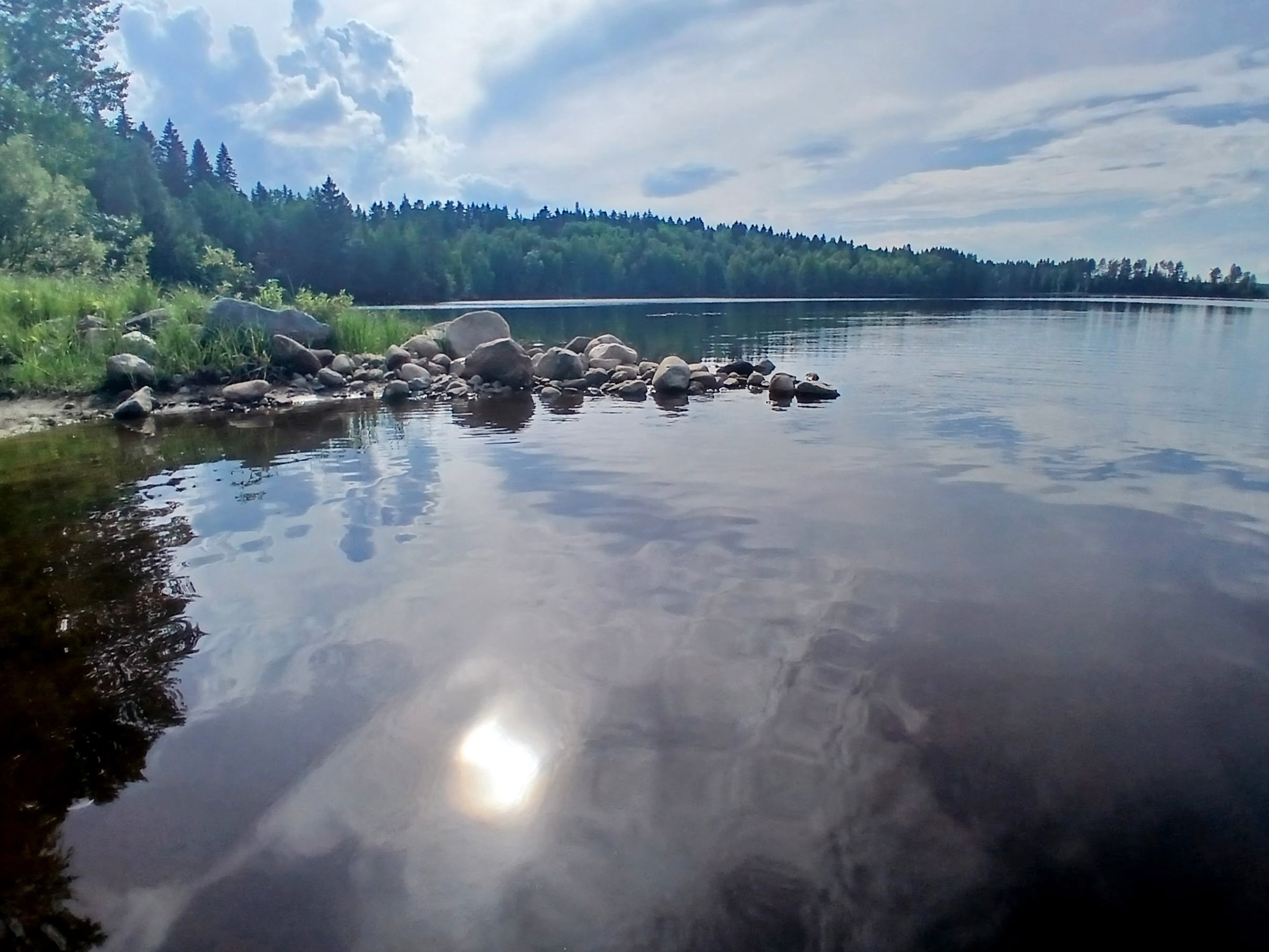 Жара слегка отступила, но лето оставила 13 августа в Карелии