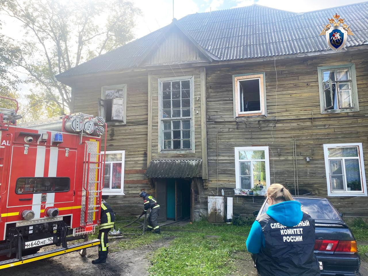 Ребенок погиб при пожаре в жилом доме в Сегеже