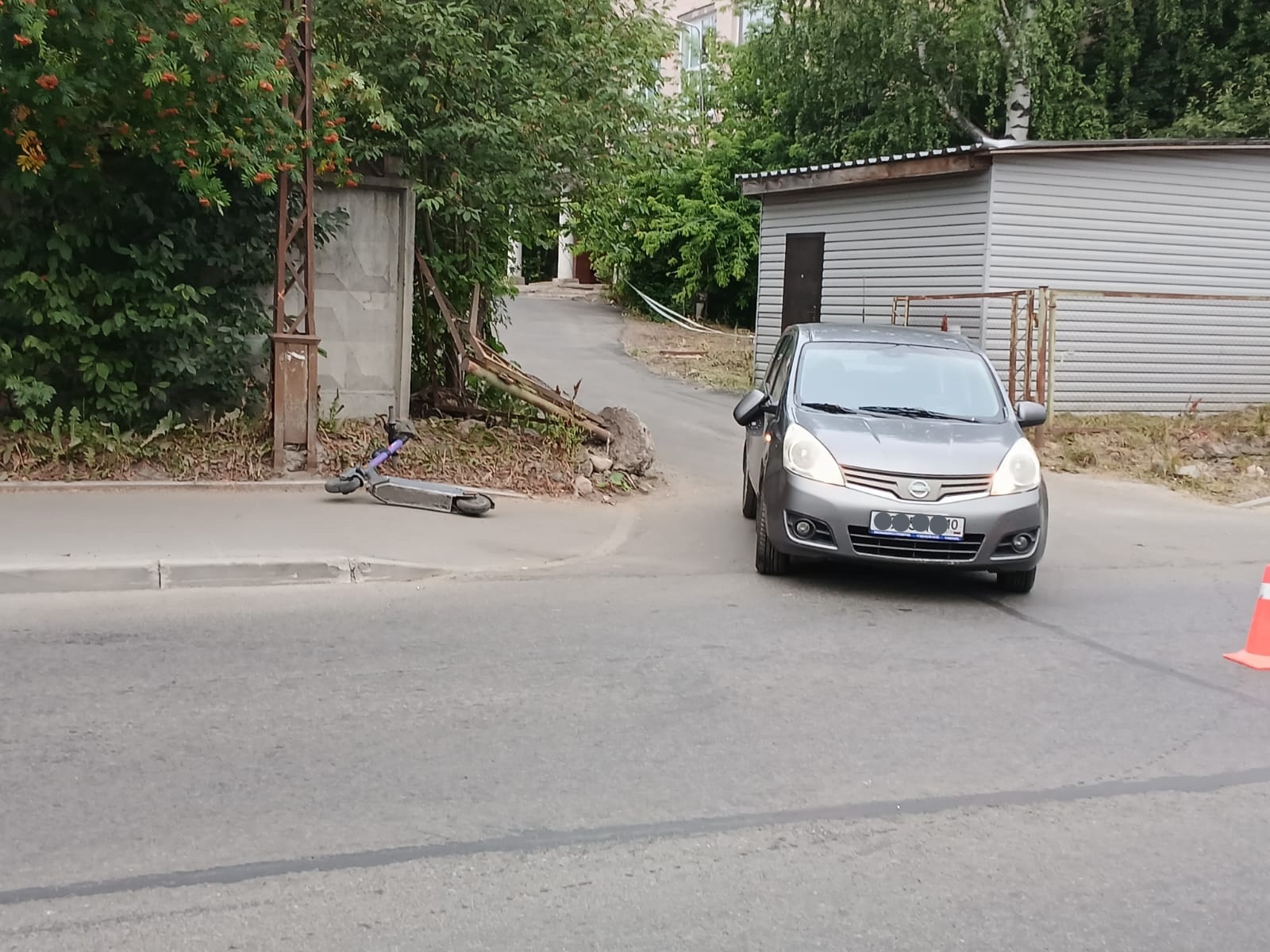 Подросток на самокате пострадал при ДТП в Петрозаводске