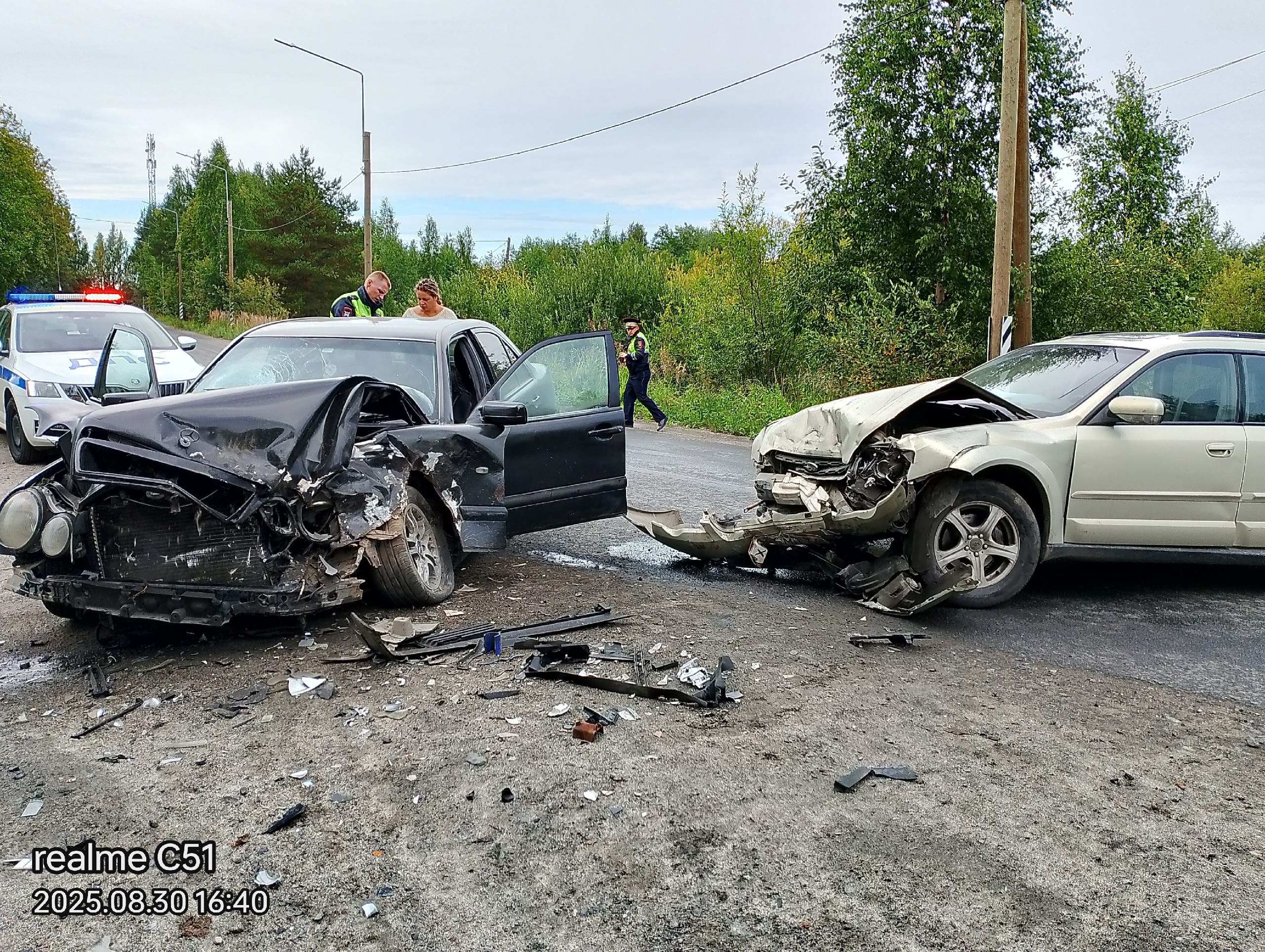 Массовое ДТП произошло в отдаленном районе Петрозаводска