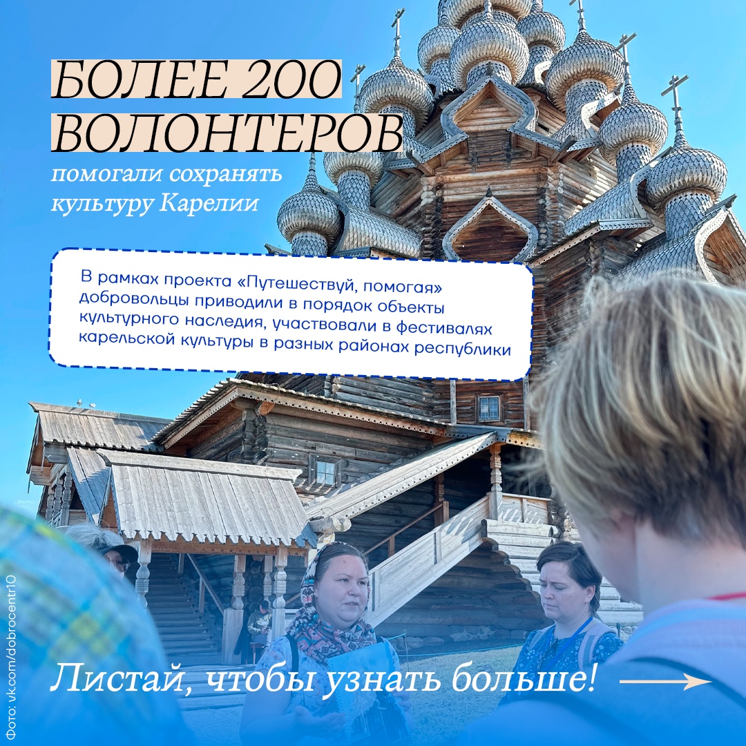 Более 200 волонтеров поддержали культурные проекты в Карелии