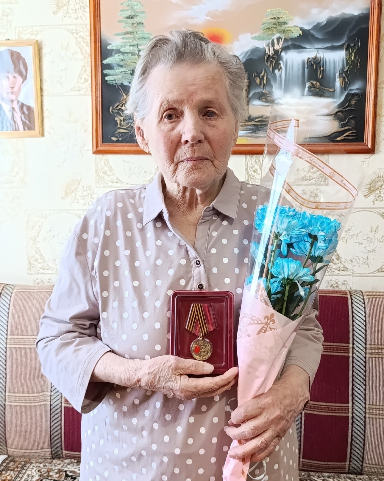 95-летнюю жительницу Суоярви отметил Владимир Путин