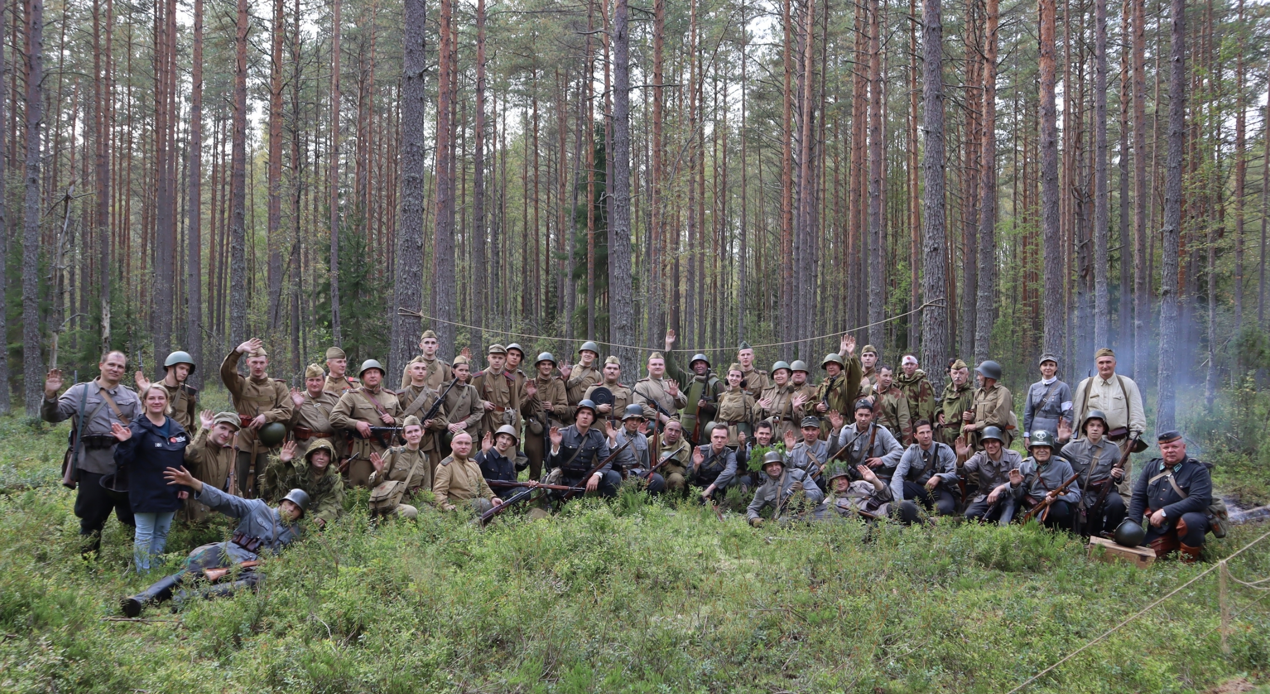 На берегу Ладоги воссоздали легендарный десант 1944 года
