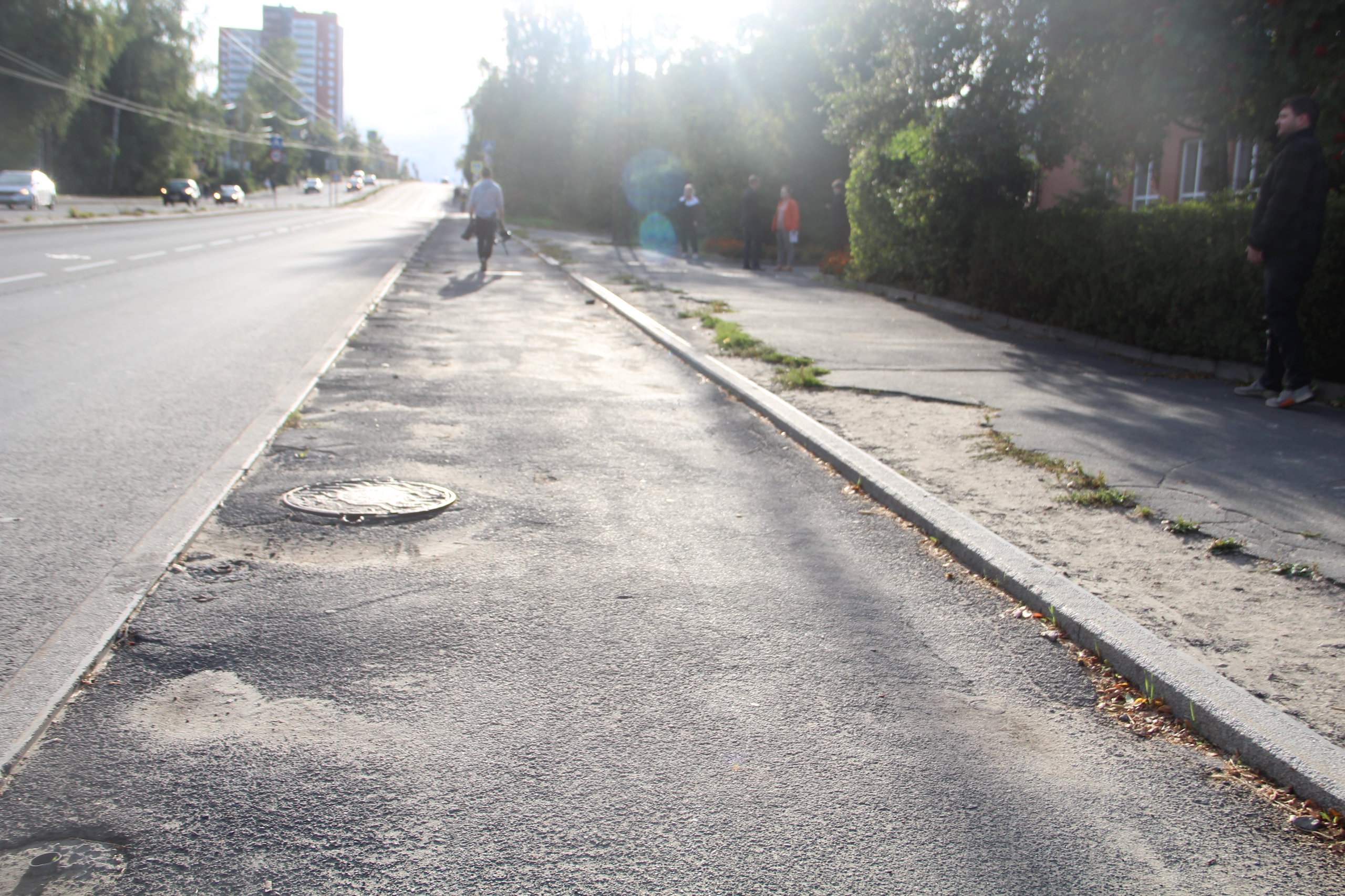 Тротуар у РАНХиГС в Петрозаводске ждет капитальный ремонт