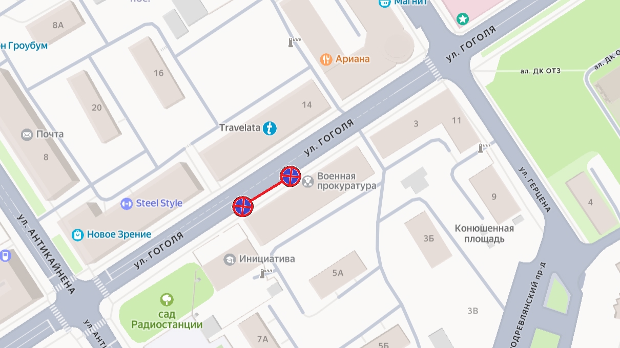 С 13 октября в центре Петрозаводска изменится схема движения