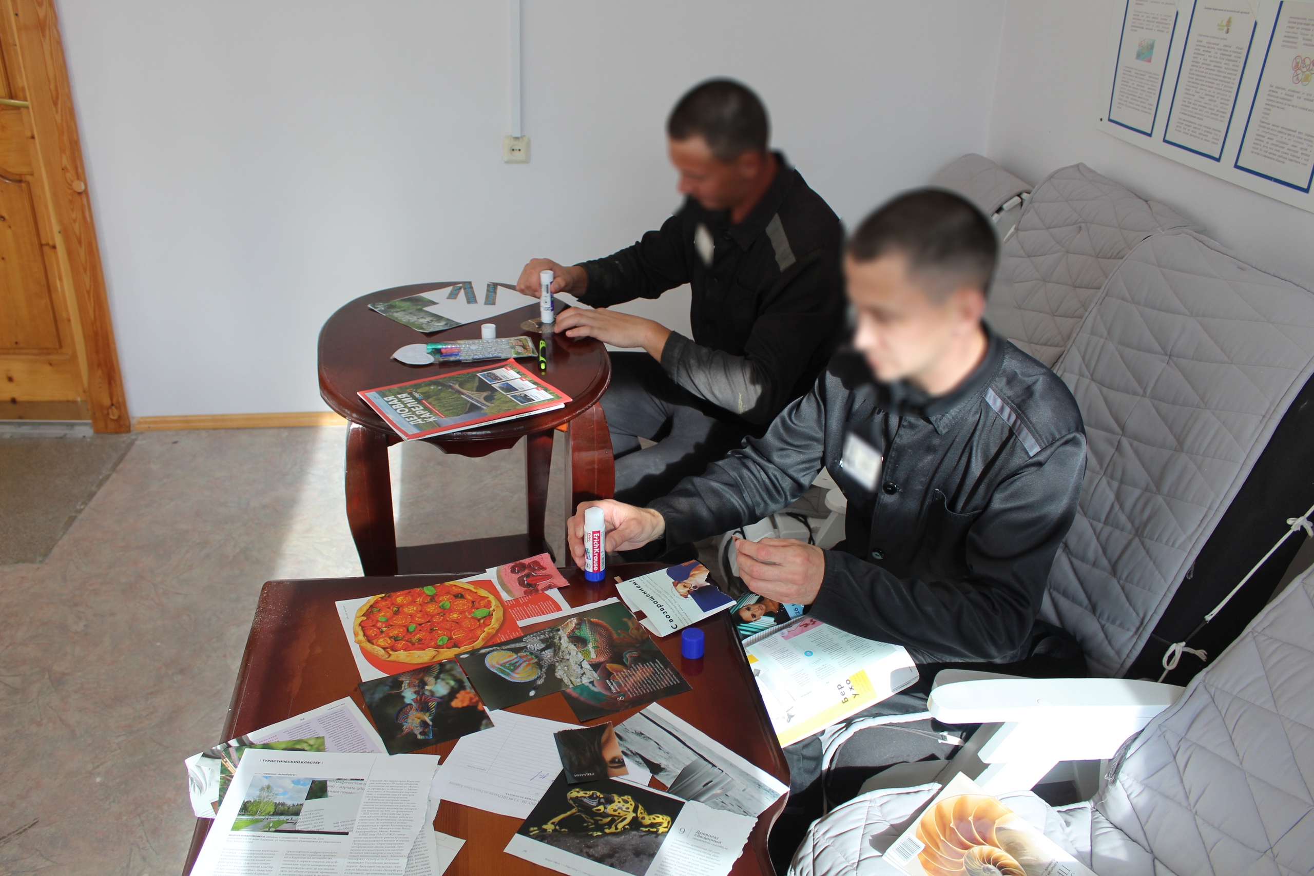 Ножницы, клей и душевное равновесие: в карельской колонии лечили искусством