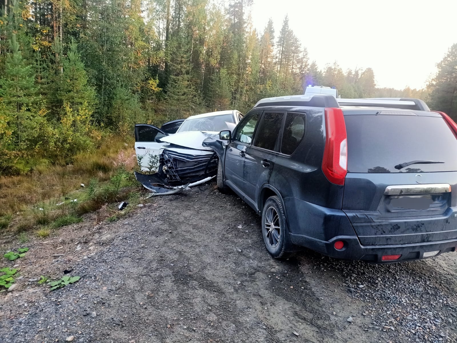 Два человека получили травмы в жестком ДТП в Костомукше