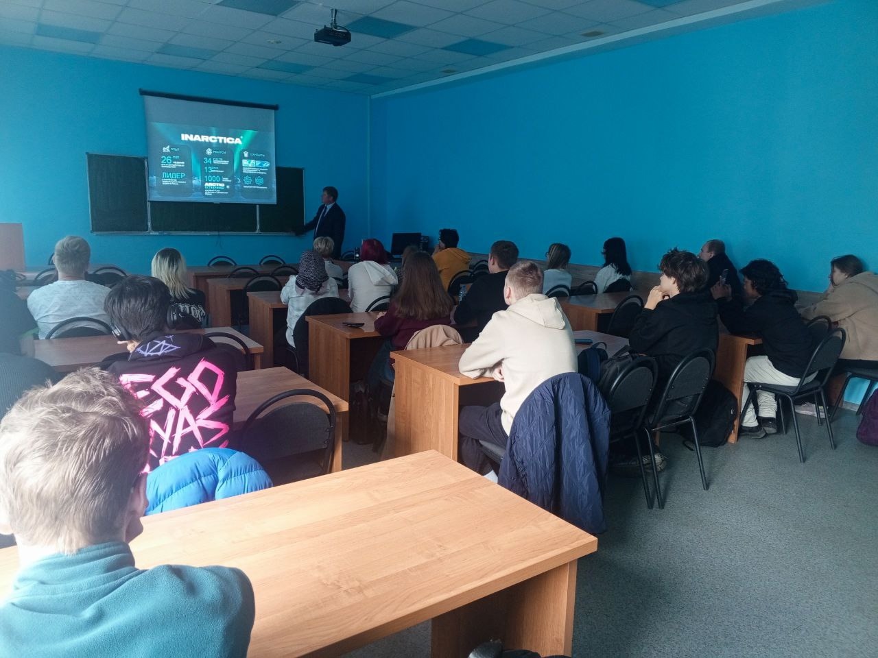 В ПетрГУ прошла встреча с руководителем крупнейшей рыбоводной компании