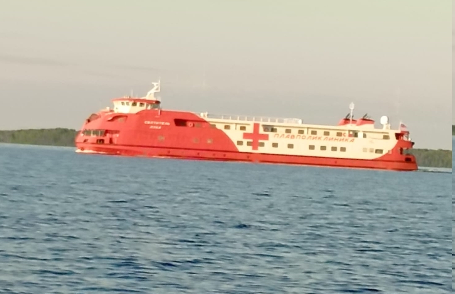 Плавучее медучреждение курсирует по отдаленным районам Карелии