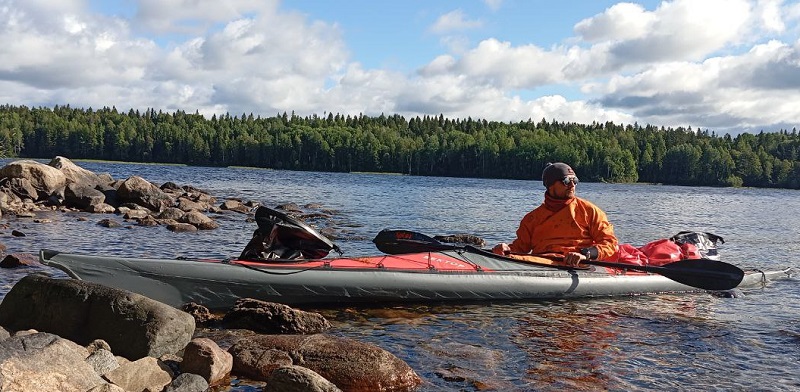 Кировчанин проплыл 800 километров на байдарке из Карелии в Ленобласть