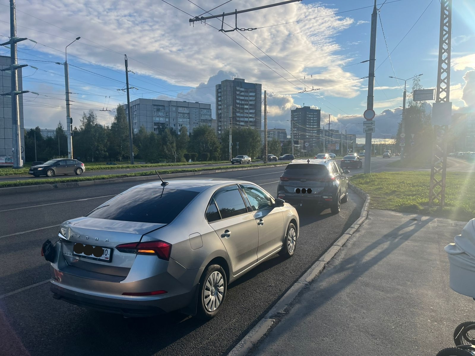 Женщина с ребенком пострадала во время ДТП в Петрозаводске