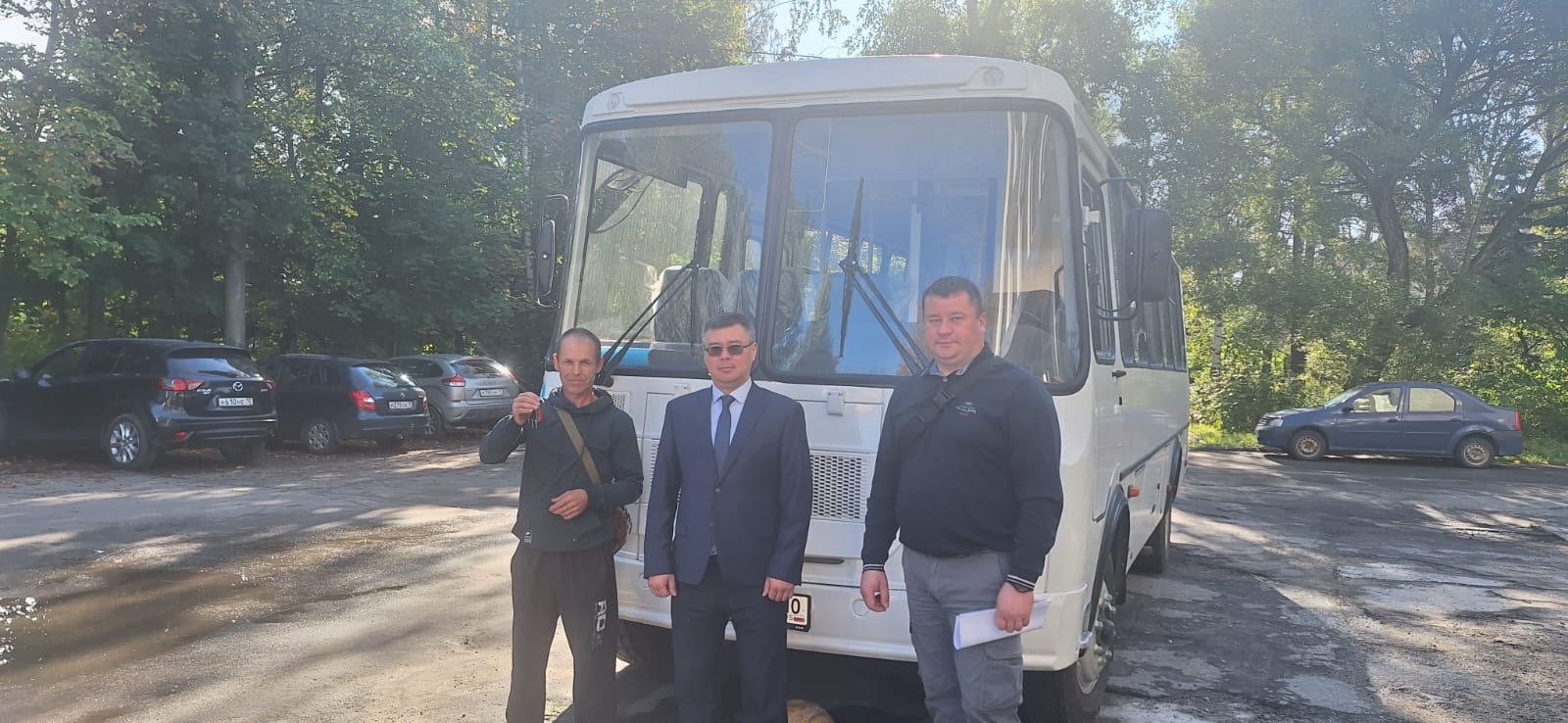 Новый автобус запустили в первый рейс из Сегежи в Валдай