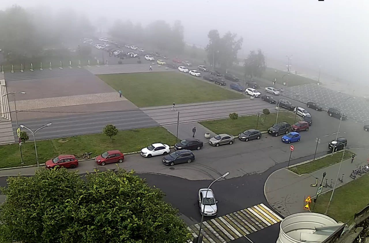 Соцсети: Онежскую набережную окутал непонятный туман