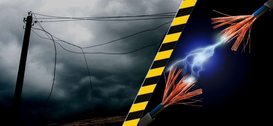 Сильный ветер оборвал электропровода в Лоухи