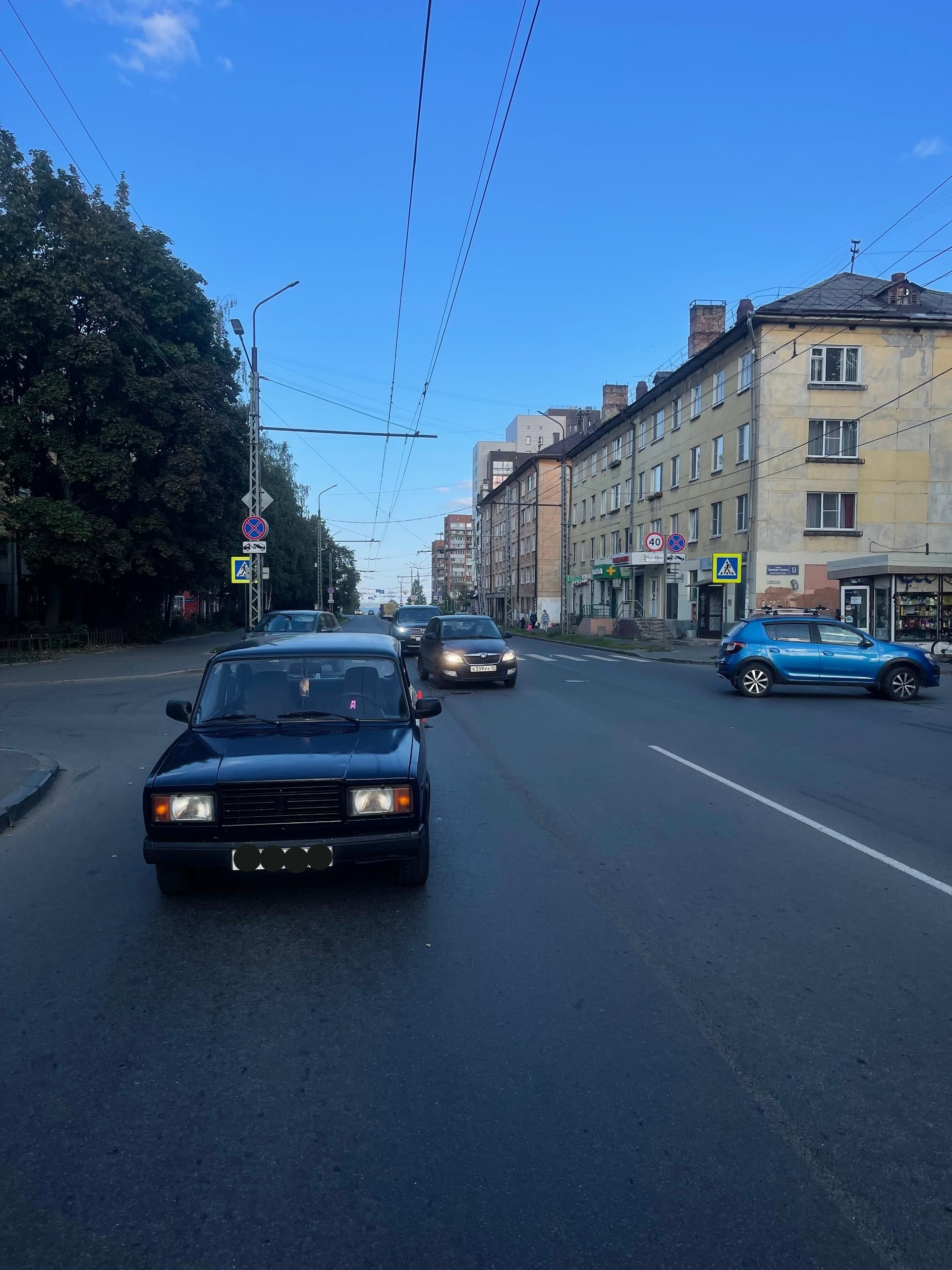 Начинающий водитель сбил пешехода в Петрозаводске
