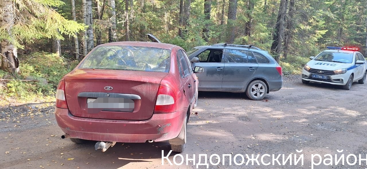 Водитель ВАЗа врезался на встречке с легковушкой в Кондопожском районе