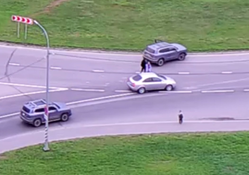 Двое детей рисковали жизнью на дорожном кольце в районе Петрозаводска