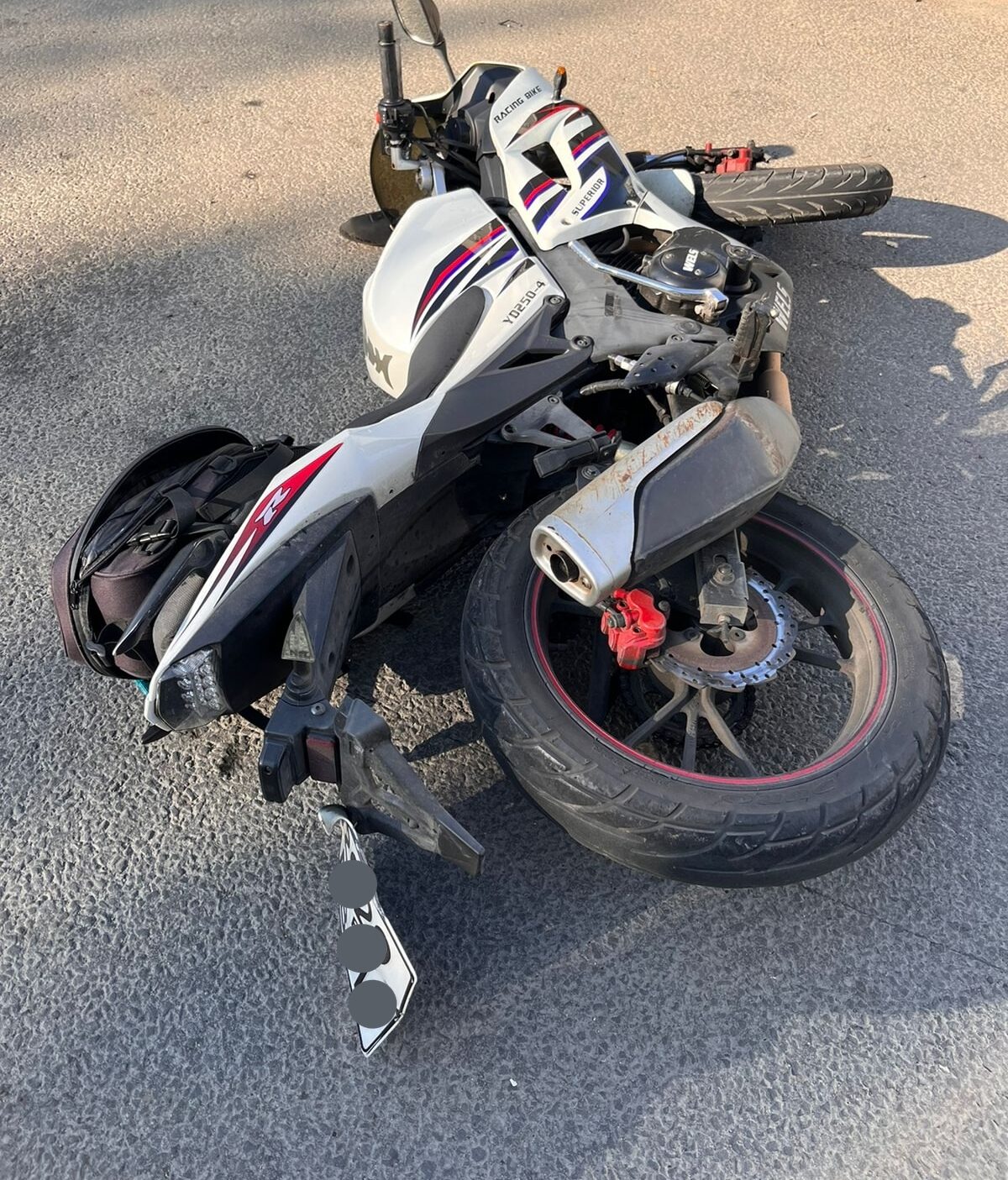 Два мотоциклиста столкнулись в Петрозаводске