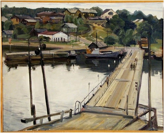 В Карелии вспомнили художника Бориса Поморцева и его уникальную работу