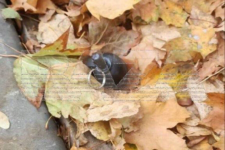 Дворник нашел гранату иностранного образца у военного госпиталя