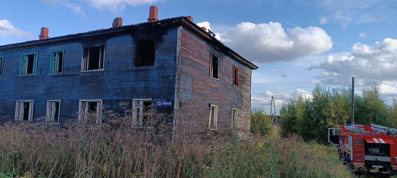 Пожарные оперативно потушили возгорание в Беломорске