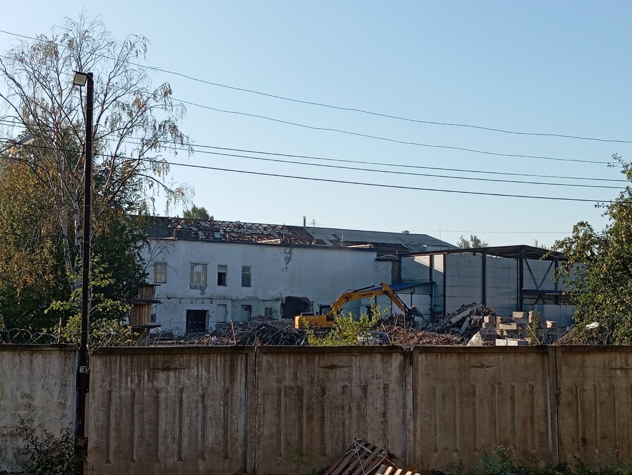 Завод «Славмо» сносят в центре Петрозаводска