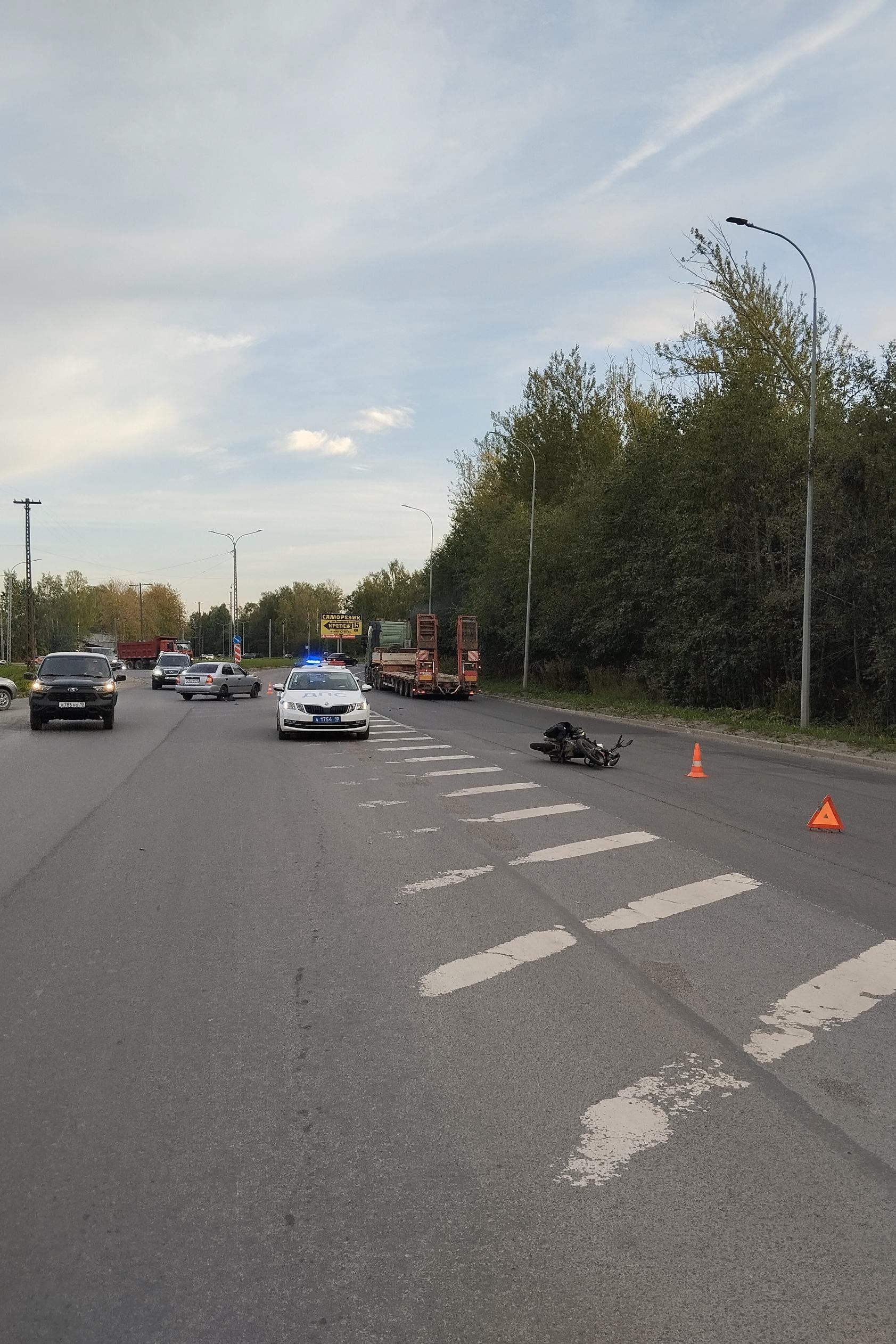 Автоледи на иномарке устроила ДТП с пострадавшим подростком в Петрозаводске